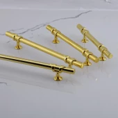 Maça Gold Metal Kulp 128 mm -12.8 cm Mobilya Çekmece Mutfak Dolabı Dolap Kulpları Kulbu Kulpu Altın thumbnail 6