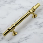 Maça Gold Metal Kulp 128 mm -12.8 cm Mobilya Çekmece Mutfak Dolabı Dolap Kulpları Kulbu Kulpu Altın thumbnail 4