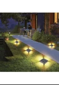 Solar Led Bahçe Lambası - Çim Alan Aydınlatma - Duvar Lambası 3'lÜ Set - 2