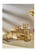 PEROTTİ 15910 RİNGO LİNE 6LI KAHVE FİNCANI AMBER - 1