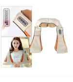 Ovmalı ve Isıtmalı Boyun Masaj Aleti Boyun Sırt Bel Masaj Aleti Araba Ofis Ev Masaj Aleti - 1