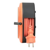 Plastik Mini Kutulu Makaralı Seyyar 3x1.0 mm CCA Monofaze Uzatma Kablosu 4 Priz TTR Kablo 5 Metre - 6