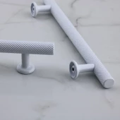 Doruk Beyaz Metal Kulp 128 mm - 12.8 cm Mobilya Çekmece Mutfak Dolabı Dolap Kulpları Kulbu Kulpu thumbnail 4