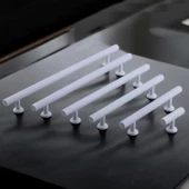 Doruk Beyaz Metal Kulp 128 mm - 12.8 cm Mobilya Çekmece Mutfak Dolabı Dolap Kulpları Kulbu Kulpu thumbnail 10