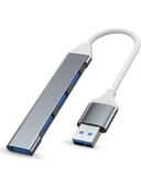 Rose USB 3.0 4 Portlu Çoklu Splitter Adaptörü Çoğaltıcı Hub - 1