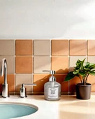 Cam Sıvı Sabunluk - Banyo Mutfak Sabunluğu - Retro Series - 400 ML - 2