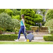 Hozelock 100488H Tekerlekli 35 M Hortumlu Otomatik Geri Sarmalı Hortum Toplama Makara Seti - 6