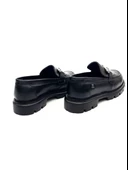 Venüs 2412906K Kadın Hakiki Deri Tokalı Kalın Taban Loafer Ayakkabı - 3