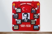 Atatürk Köşesi Panosu Zeminli (keçeden Eğitim Materyali) - 1