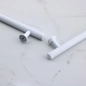 Doruk Beyaz Metal Kulp 224 mm - 22.4 cm Mobilya Çekmece Mutfak Dolabı Dolap Kulpları Kulbu Kulpu thumbnail 7