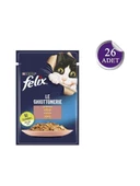Felix Somonlu Yaş Kedi Mama 85 Gr 26 Adet - 1