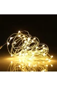 10 Metre Pil İle Çalışan Peri Tel Led Işık Kumandalı Animasyonlu Pilli Led Çok Amaçlı Aydınlatma - 6