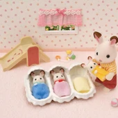 Sylvanian Families Üçüzler Bakım Seti Renkli 5532 - 4