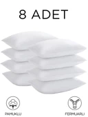 Skyline Pamuklu Yastık Iç Kılıfı 8 Adet 50x70cm Yastık Astarı 8'li Set - 1