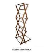 HK Ahşap Kurutmalık, Çamaşır Kurutmalık, Çamaşır Askısı, Dilsiz Uşak, Askılık, Doğal Verniksiz thumbnail 1