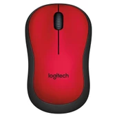 Logitech M220 Sessiz Kompakt Kablosuz Mouse - Kırmızı - 1