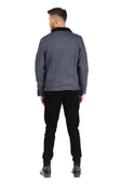 CEKMON Erkek Slim Fit İçi Yünlü Düğmeli Kısa Kot Mont - 9