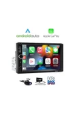 Navigold Harward Hr-g752 Ince Kasa Ayarlanabilir Car Playli Oto Double Teyp 7''inç Bluetooth-usb-aux-sd-fm - 1
