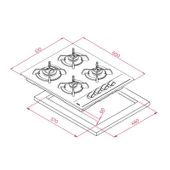 Teka Ankastre Set Beyaz ( Hak 625 Wh - ATV 60 Wh- GBC 64002 KBC Wh) - 6
