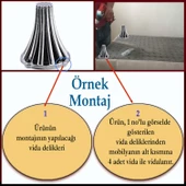 İstanbul Konsol Mobilya Kanepe Koltuk Tv Ünitesi Baza Ayağı Orta Sehpası Ayak Ayakları 12 cm Krom thumbnail 3