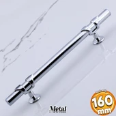 Maça Metal Kulp 160 mm -16 cm Krom Renk Mobilya Çekmece Mutfak Dolabı Dolap Kulpları Kulbu Kulpu thumbnail 1