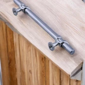 Maça Metal Kulp 160 mm -16 cm Krom Renk Mobilya Çekmece Mutfak Dolabı Dolap Kulpları Kulbu Kulpu thumbnail 6