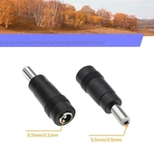 Navidata 2 Adet 5.5x2.1mm Dişi-5.5x2.5mm Erkek Dc Jack Çevirici - 1