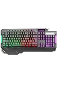 Rampage Kb-r46 Carısma Usb Rainbow Aydınlatmalı Q Gaming Oyuncu Klavye KB-R46 - 1