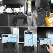 Telefon Tutuculu Düzenleyici Araç Koltuk Arkasına Takılabilen Plastik Askılık - 9