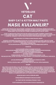 VETDELUXE Babycat Kitten Malte Paste Tüy Yumağı Önleyici Yavru Hamile Ve Emziren Kedi Malt Macunu 100 gr - 5
