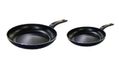 Mehtap Teflon Tava Seti 32 CM Ve  24 CM Petek Desenli 2 MM - 1