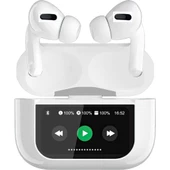Dokunmatik IPS Ekranlı Ultra Kaliteli Air Pro2 Anc/enc Özellikli  Kulaklık (2024 Yeni Model) - 2