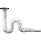 Wuvera Körüklü Lavabo Sifonu - 45-145 CM Ayarlanabilir Uzunluk - 5