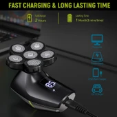 Telfun 6D Baş Tıraş Makinesi - Erkek/Kadın Bakımı - Çantası ile Birlikte - 4