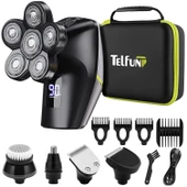 Telfun 6D Baş Tıraş Makinesi - Erkek/Kadın Bakımı - Çantası ile Birlikte - 1