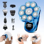 Handsomeface 9D Elektrikli Baş Tıraş Makinesi Geliştirilmiş - Mavi thumbnail 1