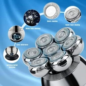 Wjiang 7D Kel Erkekler İçin - 6'sı 1 Arada Elektrikli Baş Tıraş Makinesi thumbnail 3