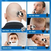 Wjiang 7D Kel Erkekler İçin - 6'sı 1 Arada Elektrikli Baş Tıraş Makinesi thumbnail 2