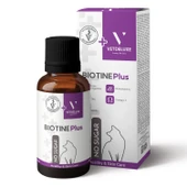 VETDELUXE Biotine Çinko Katkılı Likit Kedi Tüy Dökülmesi Engelleyici Deri ve Tüy Sağlığı Damlası 100 Ml - 1