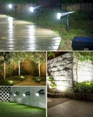 Biling Güneş Enerjili Spot Işıkları, 12 LED - IP67 Su Geçirmez - 2 Adet - 4