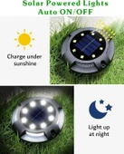 Biling Güneş Enerjili Dış Mekan Yürüyüş Yolu Işıkları - 12 Adet - 3