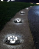 Biling Güneş Enerjili Dış Mekan Yürüyüş Yolu Işıkları - 12 Adet - 2