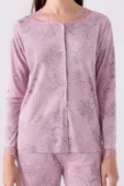 Pierre Cardin 8874 Kadın Önden Düğmeli Pijama Takım - 2
