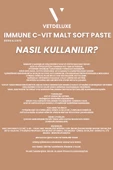 VETDELUXE Immune C-Vit Malt Paste C Vitaminli Kedi ve Köpek Bagisiklik Güçlendirici Malt Macunu 100 Gr - 5