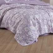 Hobby Hira Lila - Tek Kişilik Poplin Kapitone Nevresim Takımı thumbnail 3