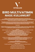 VETDELUXE Kuş Multivitamin Tüm Kafes Kuşları ve Güvercinler için 13 Farklı Vitamin İçeren Damla 30 Ml - 5
