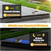 Cremant Güneş Enerjili Yol Yolu Işıkları LED Mavi Işık - 8 Adet - 2
