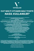 VETDELUXE Multivitamin Malt Paste Taurin ve 13 Farklı Vitamin İçeren Malt Macun 100 Gr - 5