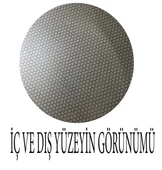 Mehtap Teflon Tava Ve Karnıyarık 24 CM Petek Desenli 2 MM - 2
