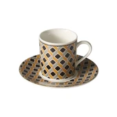 GÜRAL PORSELEN Camelia 12 Parça 6 Kişilik  Kahve Fincan  Takımı 65111 thumbnail 2